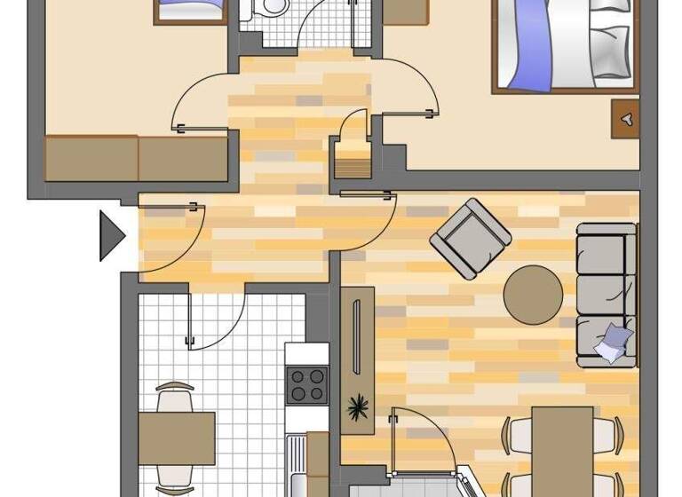 Wohnung zur Miete 429 € 3 Zimmer 60 m² 2. Geschoss Bußmannstraße 44 Hassel Gelsenkirchen 45896