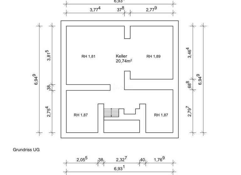 Doppelhaushälfte zum Kauf 278.000 € 4 Zimmer 86 m² 253 m² Grundstück Roßdorf 64380
