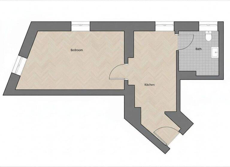 Studio zum Kauf 250.000 € 1 Zimmer 32,2 m² 2. Geschoss Stuwerstraße 60 Wien 1020