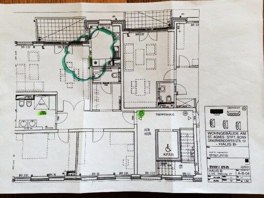 Wohnung zum Kauf provisionsfrei 120.000 € 3 Zimmer 101 m²<br/>Wohnfläche Am Agnesstift Rheindorfer Vorstadt Bonn 53117