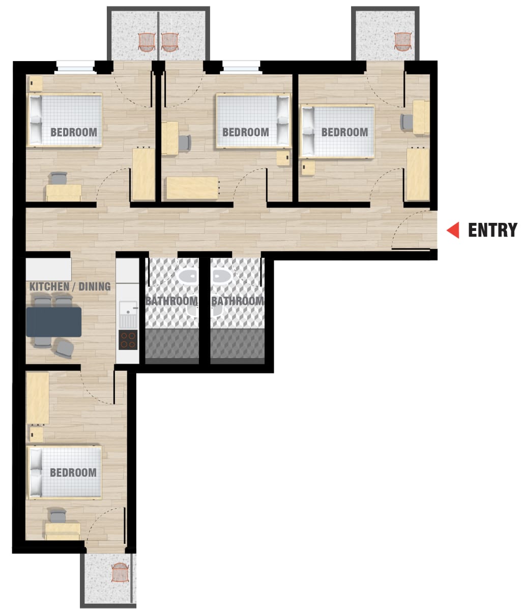 Wohnung zur Miete Wohnen auf Zeit 760 € 4 Zimmer 11,6 m²<br/>Wohnfläche ab sofort<br/>Verfügbarkeit Einbecker Straße 27 Friedrichsfelde Berlin 10317