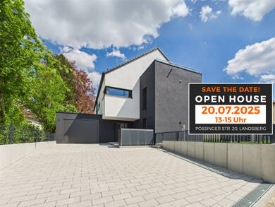 Doppelhaushälfte zum Kauf provisionsfrei 1.498.000 € 6 Zimmer 232 m² 325 m² Grundstück Hochvogelstraße 2 Landsberg Landsberg am Lech 86899
