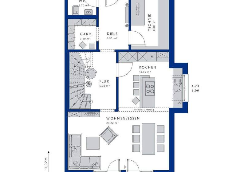 Doppelhaushälfte zum Kauf 496.706 € 5 Zimmer 137 m² 229 m² Grundstück Ickern Castrop Rauxel 44577