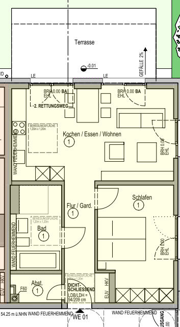 Wohnung zum Kauf 414.000 € 2 Zimmer 65,7 m²<br/>Wohnfläche EG<br/>Geschoss Widdersdorf Köln / Widdersdorf 50859