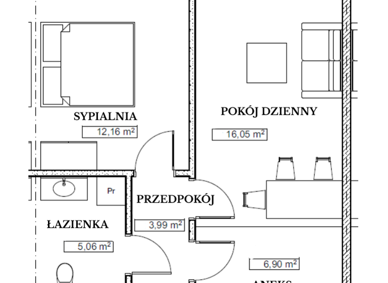 Wohnung zum Kauf 163.500 € 2 Zimmer 48,9 m² frei ab sofort Daglezji Dziwnów 72-420