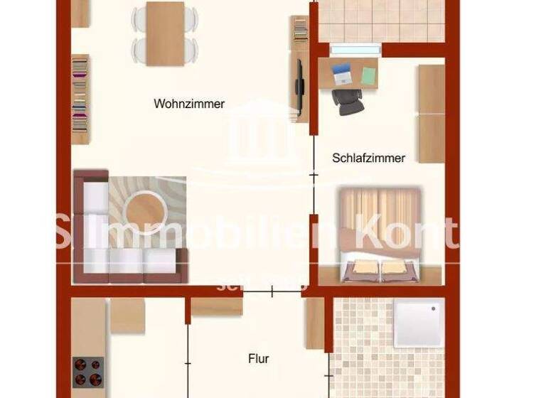 Wohnung zum Kauf 72.500 € 2 Zimmer 41,5 m² Norden 26506