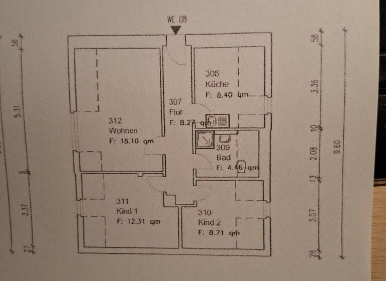 Wohnung zum Kauf provisionsfrei 60.000 € 3 Zimmer 64 m² Geschoss 2/3 Kornmarkt 7 Bad Langensalza 99947