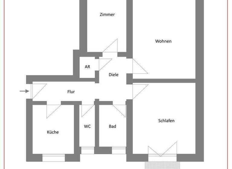 Wohnung zum Kauf 320.000 € 3 Zimmer 76 m² 3. Geschoss frei ab sofort Hochfeld Augsburg 86159