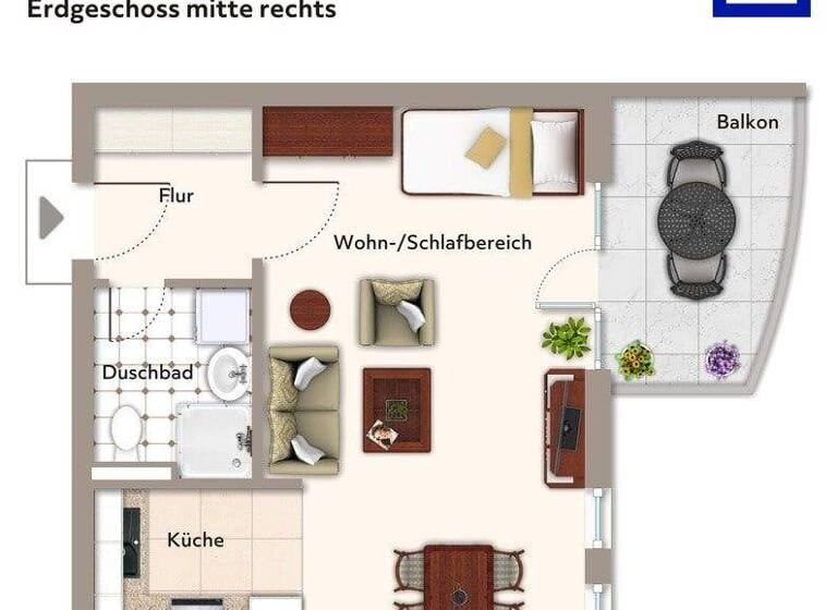 Studio zum Kauf 134.800 € 1 Zimmer 37,5 m² Neuseddin Seddiner See 14554