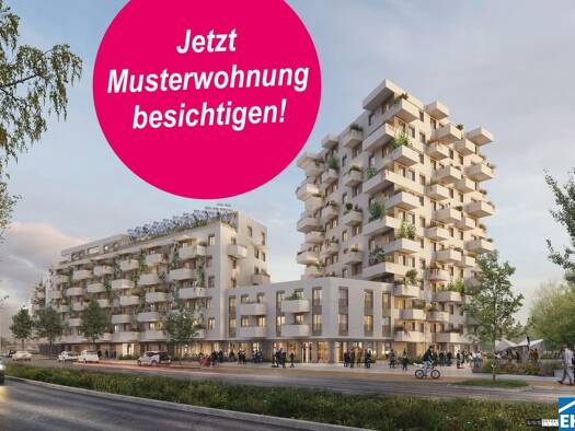 Wohnung zur Miete - Erstbezug 2.307 € 4 Zimmer 100,7 m² 4. Geschoss frei ab 01.12.2026 Donaustadtstraße Donaustadt 1220