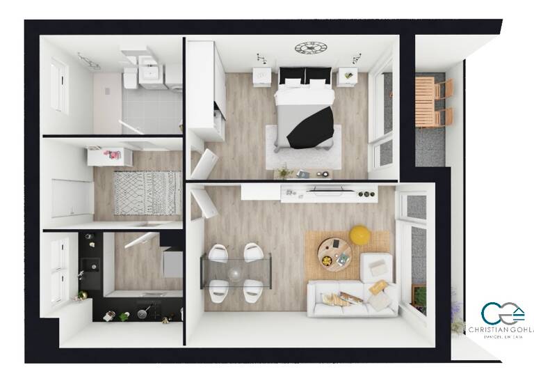 Wohnung zum Kauf 149.000 € 2 Zimmer 62,3 m² 3. Geschoss Bemerode Hannover 30539