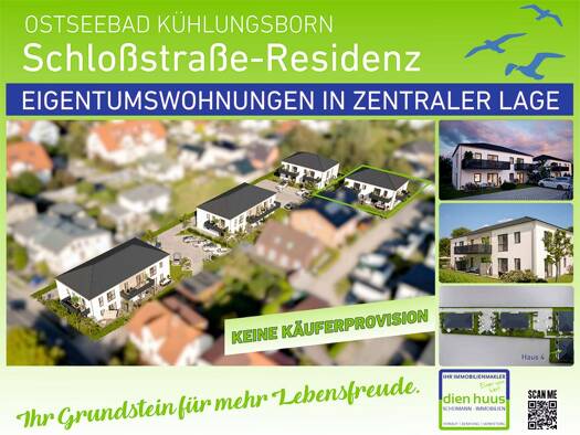 Wohnung zum Kauf - Erstbezug provisionsfrei 495.500 € 3 Zimmer 72,9 m² EG Kühlungsborn 18225