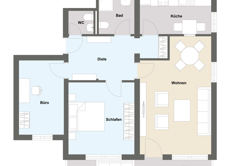 Wohnung zum Kauf 219.000 € 3 Zimmer 80 m² EG Meyernberg Bayreuth 95447