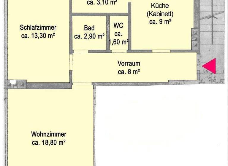 Wohnung zum Kauf 190.000 € 2 Zimmer 57 m² 2. Geschoss Pressbaum 3021