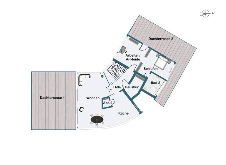 Penthouse zum Kauf 2.650.000 € 5 Zimmer 225,3 m² Nauener Vorstadt Potsdam 14469