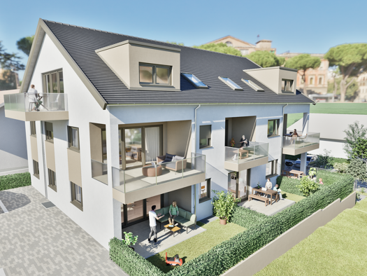 Wohnung zum Kauf - Erstbezug provisionsfrei 315.000 € 3 Zimmer 65,1 m² 3 Geschosse frei ab 01.10.2027 Sulzbach Sulzbach am Main 63834