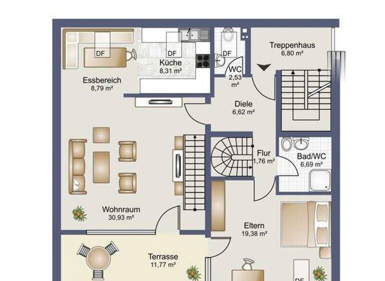 Maisonette zum Kauf 419.000 € 5 Zimmer 115,7 m² 2. Geschoss Wehr 79664