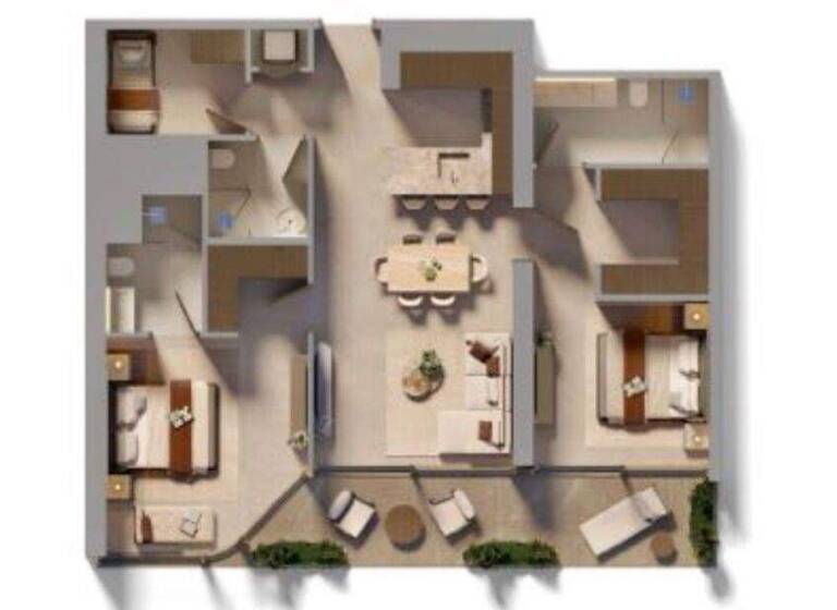 Wohnung zum Kauf provisionsfrei 620.000 € 2 Zimmer 73 m² Dubai