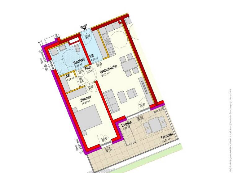 Wohnung zur Miete 532 € 2 Zimmer 56,2 m² EG frei ab 30.06.2026 Reinsberg 3264