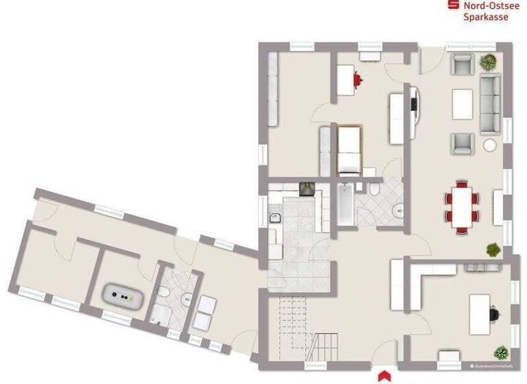 Wohnanlage zum Kauf als Kapitalanlage geeignet 827.000 € 16 Zimmer 685 m² 1.721 m² Grundstück Hüllerup Handewitt 24983