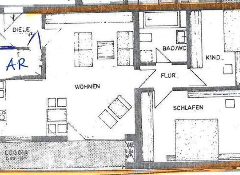 Wohnung zur Miete 1.210 € 3 Zimmer 79,4 m² 3. Geschoss frei ab 01.05.2026 Nordostbahnhof Nürnberg 90491