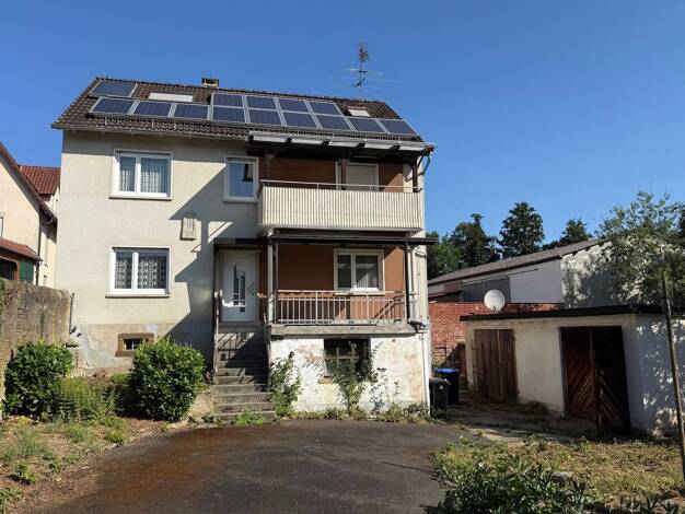 Einfamilienhaus zum Kauf 195.000 € 7 Zimmer 140 m² 680 m² Grundstück frei ab sofort Oberwerrn Niederwerrn 97464