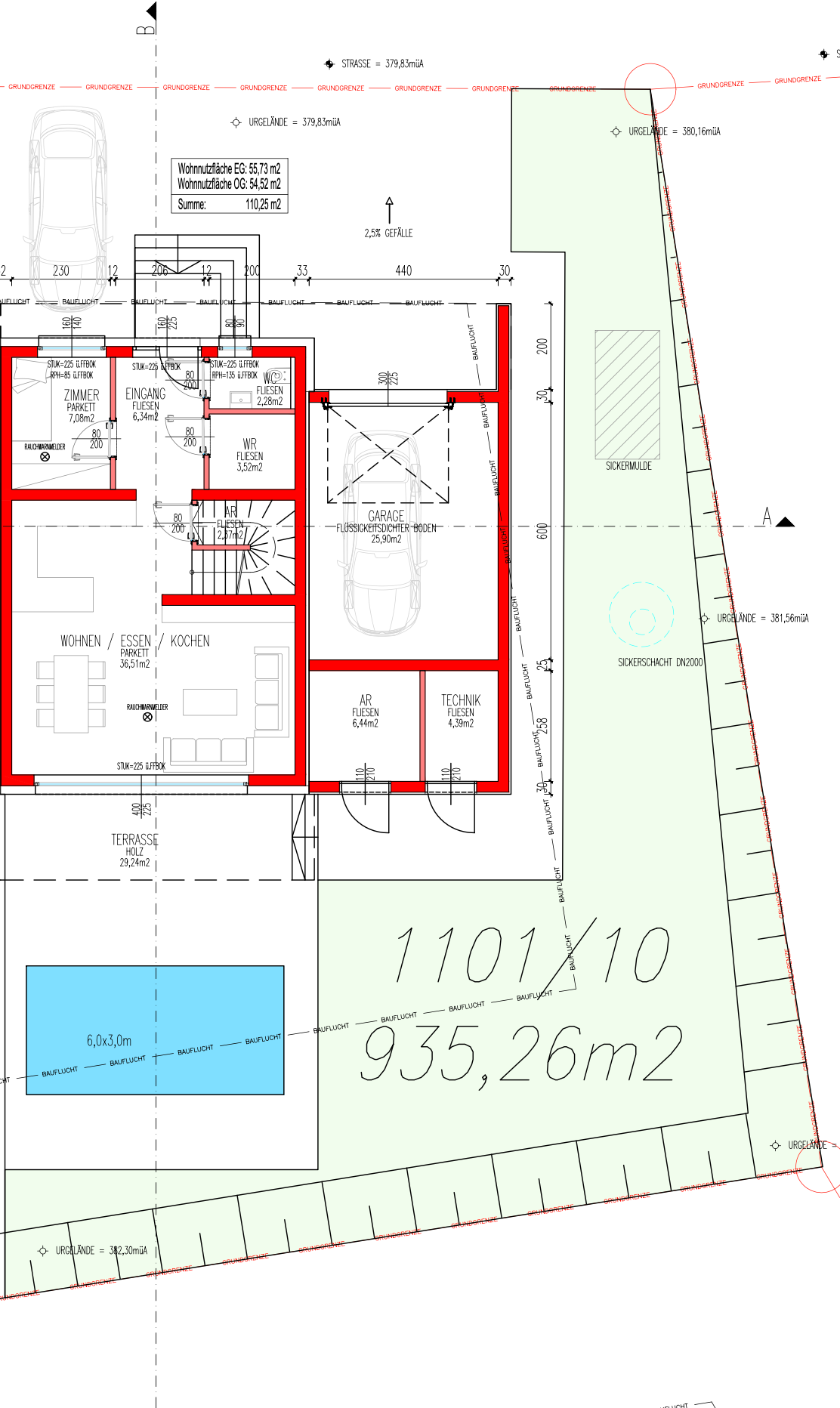 Doppelhaushälfte zum Kauf 449.000 € 5 Zimmer 110,3 m²<br/>Wohnfläche Pennewang 4624