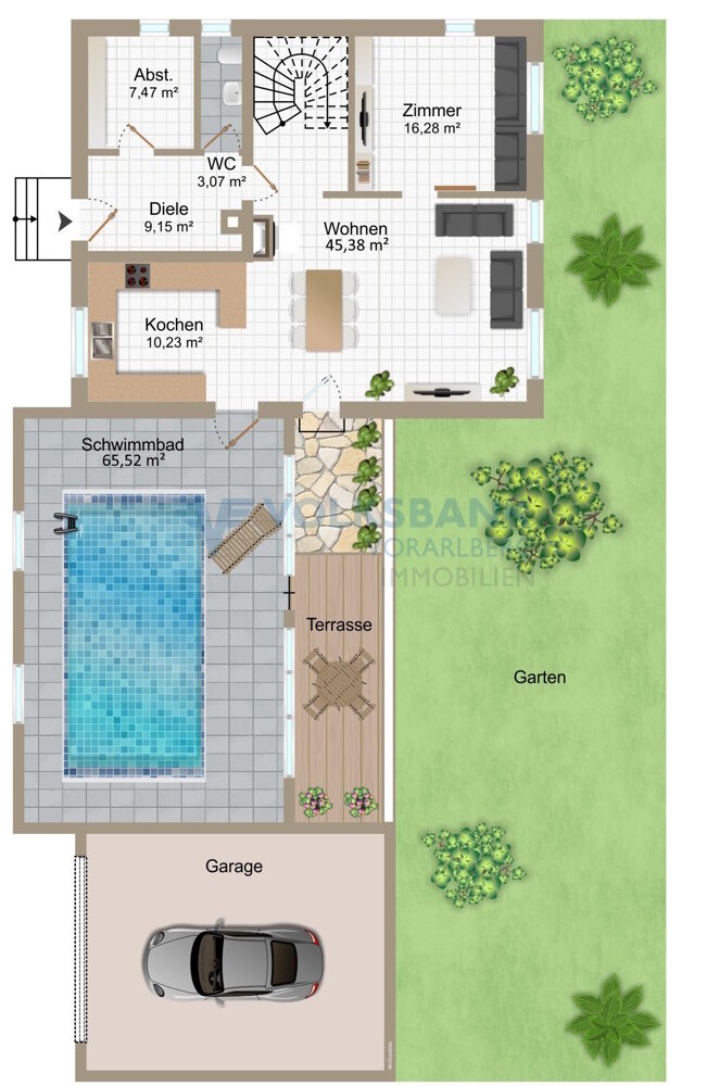 Einfamilienhaus zum Kauf 1.000.000 € 6 Zimmer 182 m²<br/>Wohnfläche 735 m²<br/>Grundstück Schwedenstraße 12 Nenzing 6710