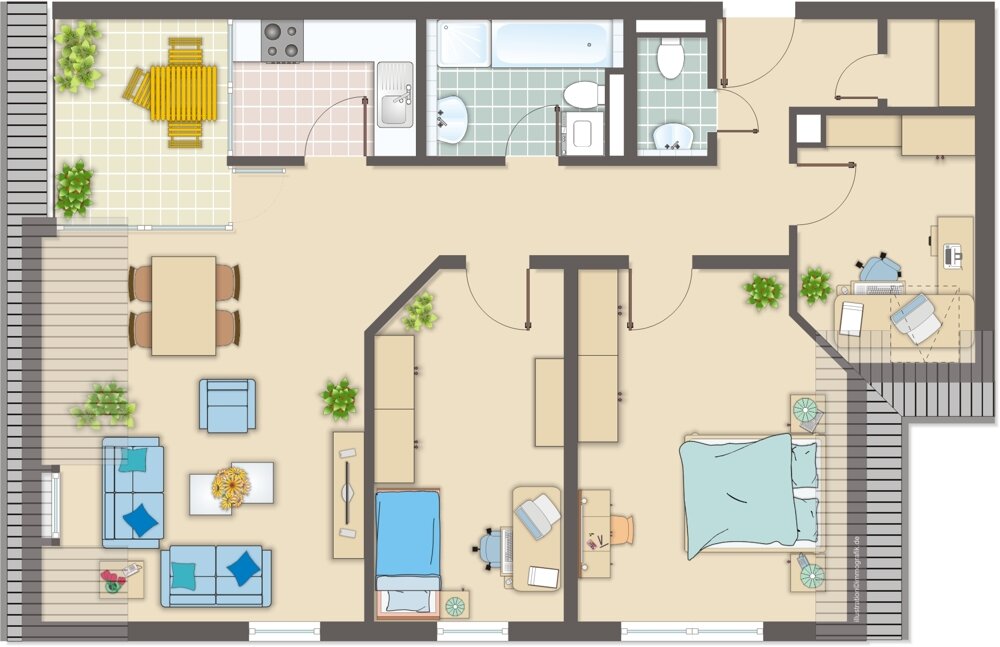 Wohnung zur Miete 980 € 3,5 Zimmer 90 m²<br/>Wohnfläche 2.<br/>Geschoss 01.04.2025<br/>Verfügbarkeit Stein Stein 90547