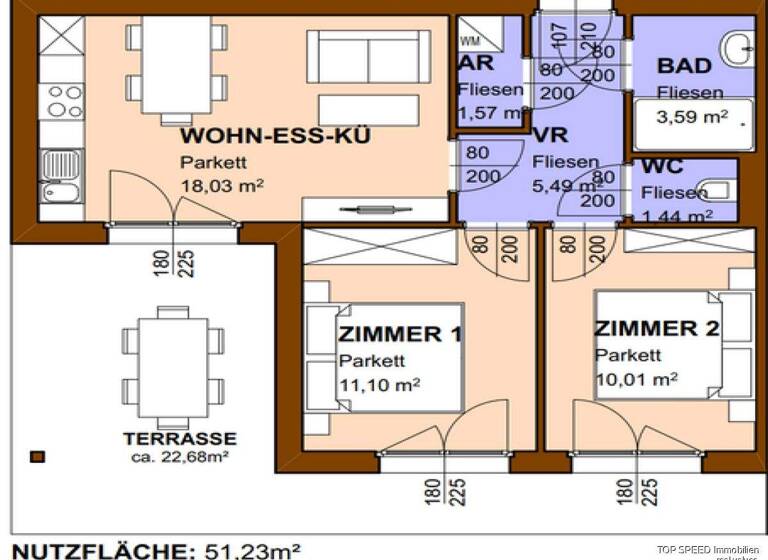 Wohnung zum Kauf - Erstbezug 470.000 € 3 Zimmer 51,2 m² EG Schladming 8970