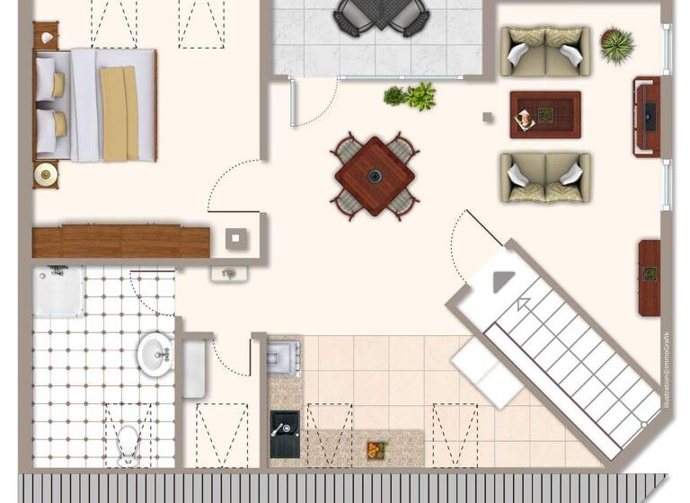 Wohnung zum Kauf 294.000 € 2 Zimmer 69 m² Grünwinkel Karlsruhe / Grünwinkel 76185