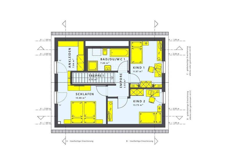 Einfamilienhaus zum Kauf 527.223 € 3 Zimmer 125 m² 524 m² Grundstück Sennestadt Bielefeld 33689