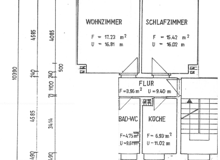 Wohnung zur Miete 225 € 3 Zimmer 45 m² 2. Geschoss Kurort Seiffen/Erzgeb. 09548