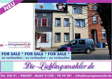 Reihenmittelhaus zum Kauf 99.000 € 6 Zimmer 122,5 m² 460 m² Grundstück frei ab sofort Mühlhausen Mühlhausen/Thüringen 99974