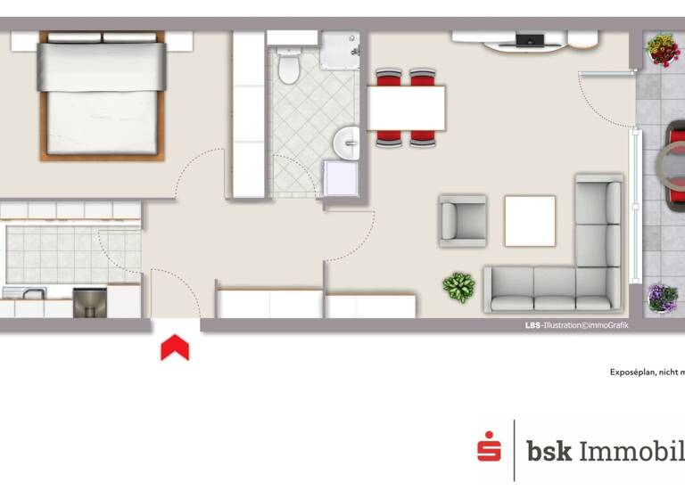 Wohnung zum Kauf 369.000 € 2 Zimmer 59,4 m²<br/>Wohnfläche 2.<br/>Geschoss Charlottenburg Berlin 10625