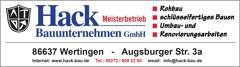 Hack Bauunternehmen GmbH logo