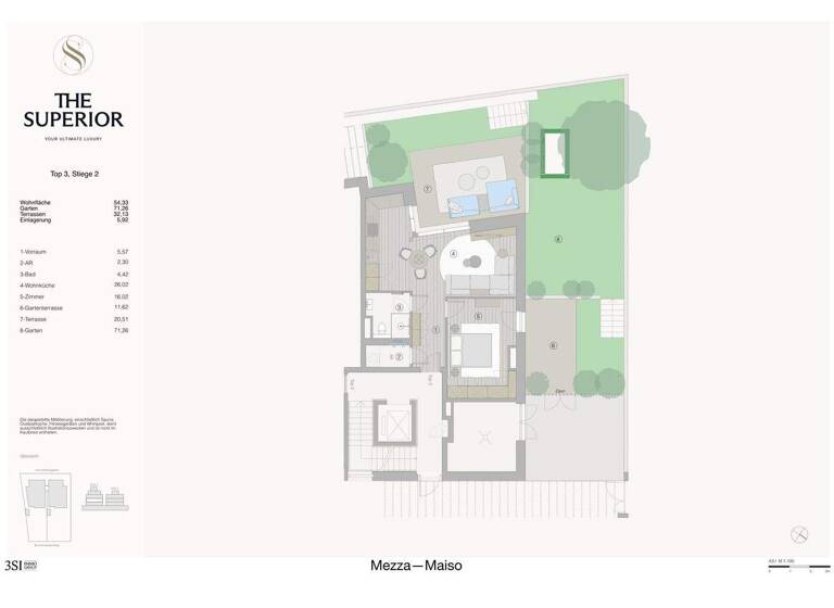 Wohnung zum Kauf - Erstbezug 749.000 € 2 Zimmer 54,3 m² 1. Geschoss Wien 1180