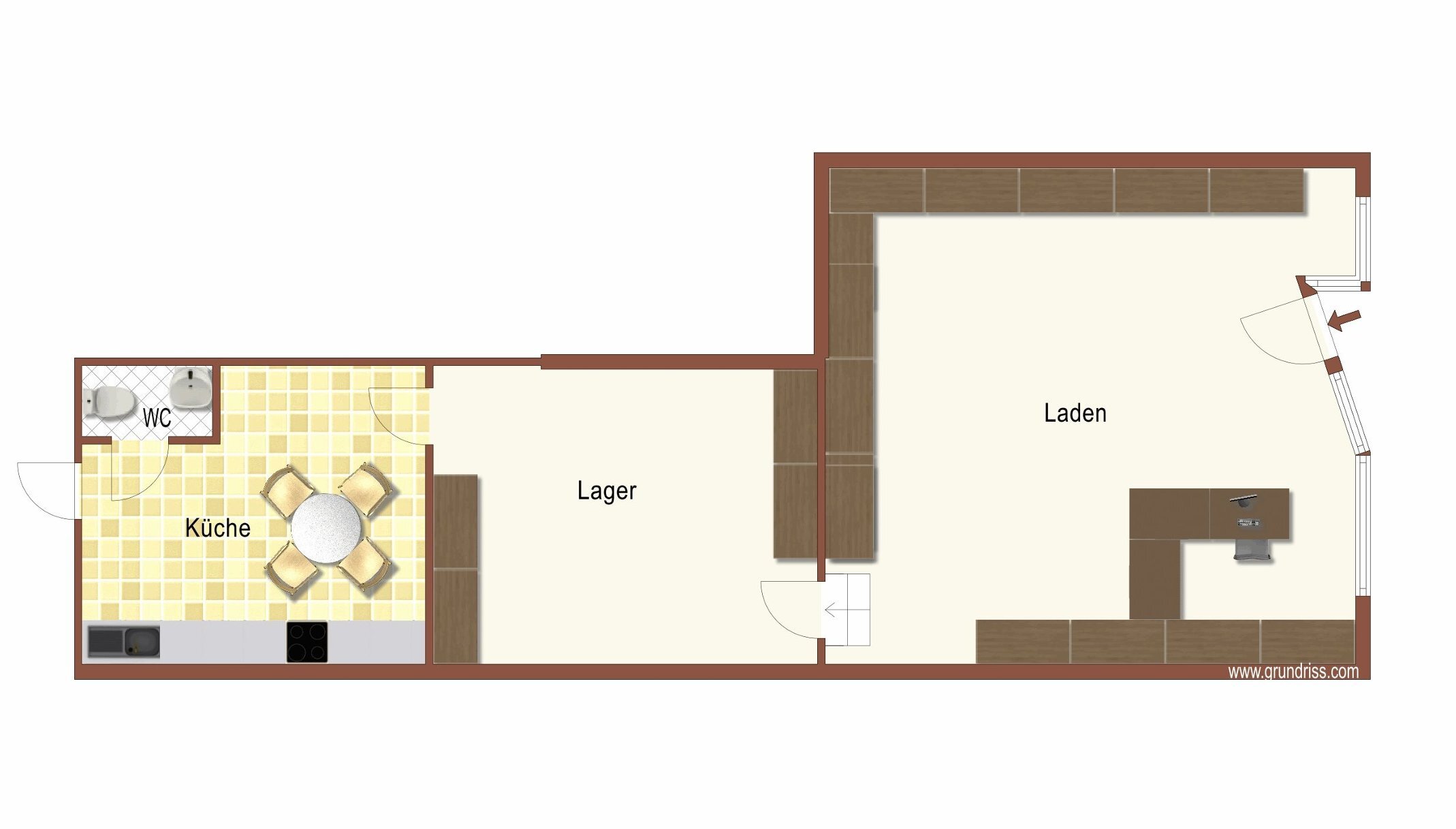 Laden zur Miete 1.300 € 97 m²<br/>Verkaufsfläche Bornheim Bornheim 53332