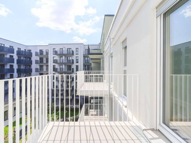 Penthouse zur Miete - Erstbezug 1.166 € 2 Zimmer 46,1 m² 4. Geschoss frei ab 01.09.2025 Karoline-Veith-Straße 33 Bockenheim Frankfurt-Bockenheim 60486