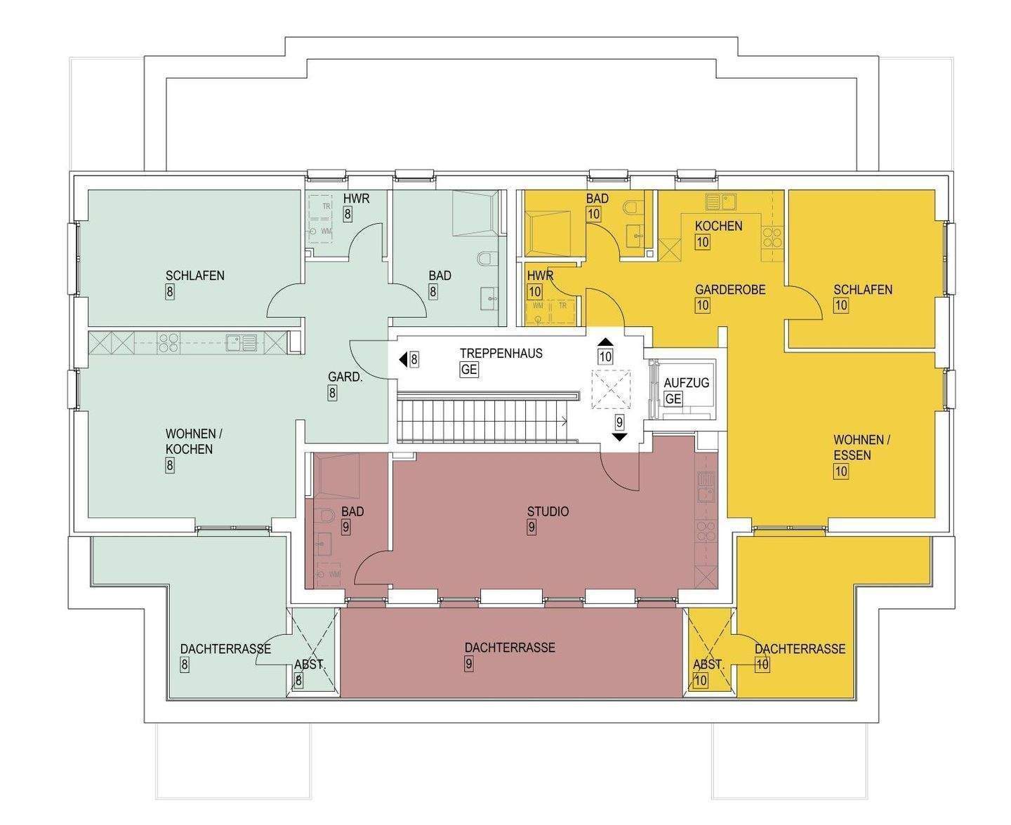 Immobilie in Brietlingen - KfW-40-QNG-Plus-Standard: Moderne 2-Zimmer-Wohnung im "Brietlinger Quartett" - Bild 3