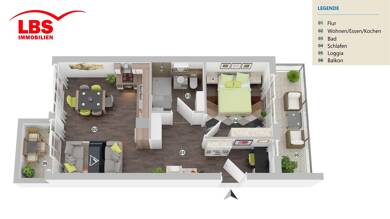Wohnung zum Kauf - Erstbezug 270.000 € 2 Zimmer 54,6 m² 5. Geschoss Fürstenwalde Fürstenwalde 15517