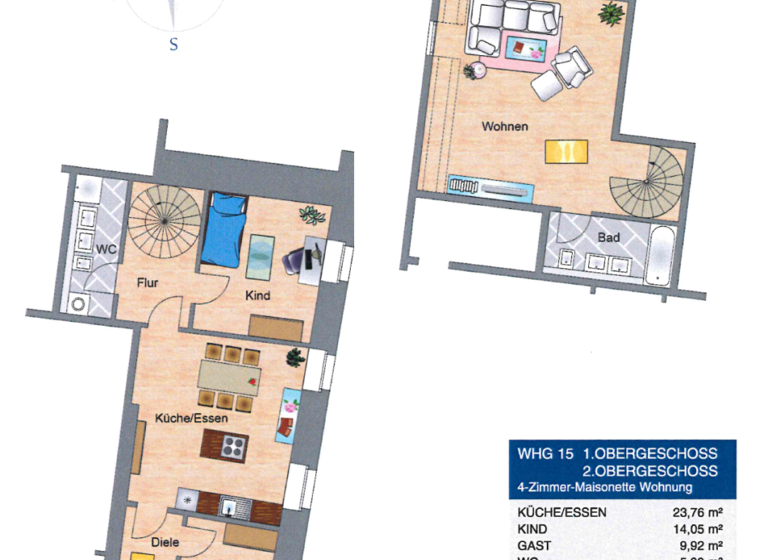 Maisonette zum Kauf provisionsfrei 399.000 € 4 Zimmer 118,4 m²<br/>Wohnfläche 1.<br/>Geschoss ab sofort<br/>Verfügbarkeit Kirchstraße 8 Miltitz Klipphausen 01665