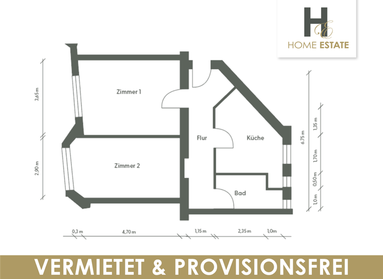 Wohnung zum Kauf provisionsfrei als Kapitalanlage geeignet 219.000 € 2 Zimmer 53 m² Albrechtstraße 62 A Steglitz Berlin 12167