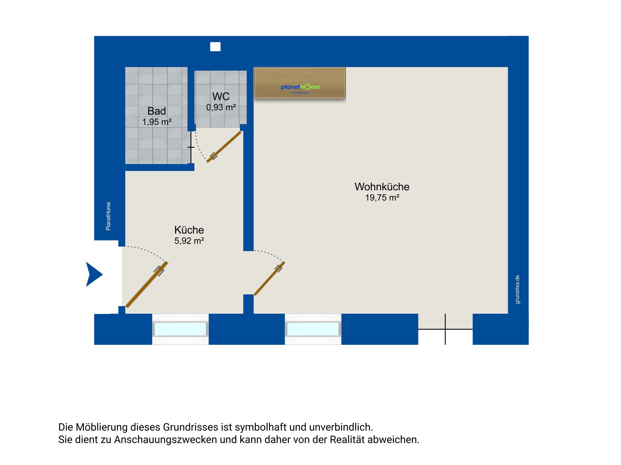 Wohnung zum Kauf 149.000 € 1 Zimmer 28,5 m²<br/>Wohnfläche Wien 1180