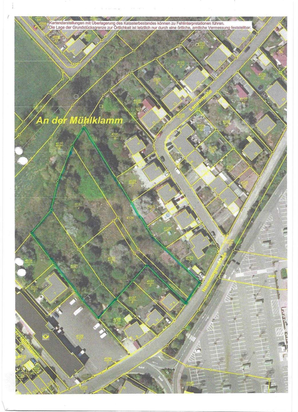 Grundstück beste Mischgebietslage in Homburg-Einöd, direkt neben Globus, geeignet für ,,Altengerechtes wohnen``