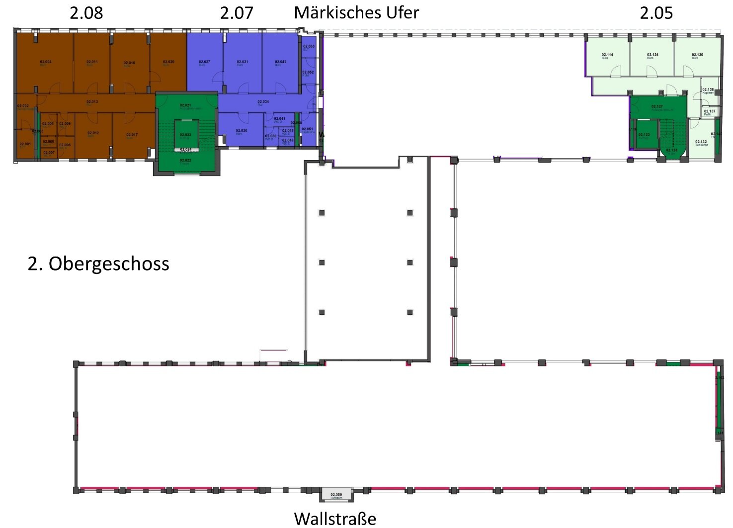 Bürogebäude zur Miete 19 € 1.019 m²<br/>Bürofläche ab 197 m²<br/>Teilbarkeit Mitte Berlin 10179