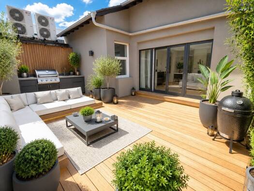 Terrassenwohnung zur Miete - Erstbezug 1.250 € 3 Zimmer 115 m² 3 Geschosse frei ab sofort Trier-Nord Trier 54292