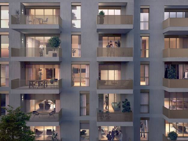 Wohnung zum Kauf - Neubau provisionsfrei 779.900 € 4 Zimmer 104,6 m² 3. Geschoss Marlene-Dietrich-Str. 18 Heerdt Düsseldorf 40549