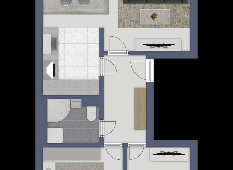 Wohnung zur Miete 425 € 3 Zimmer 56,9 m² 3. Geschoss frei ab sofort Straße der Jugend 1 Sandersdorf 06792