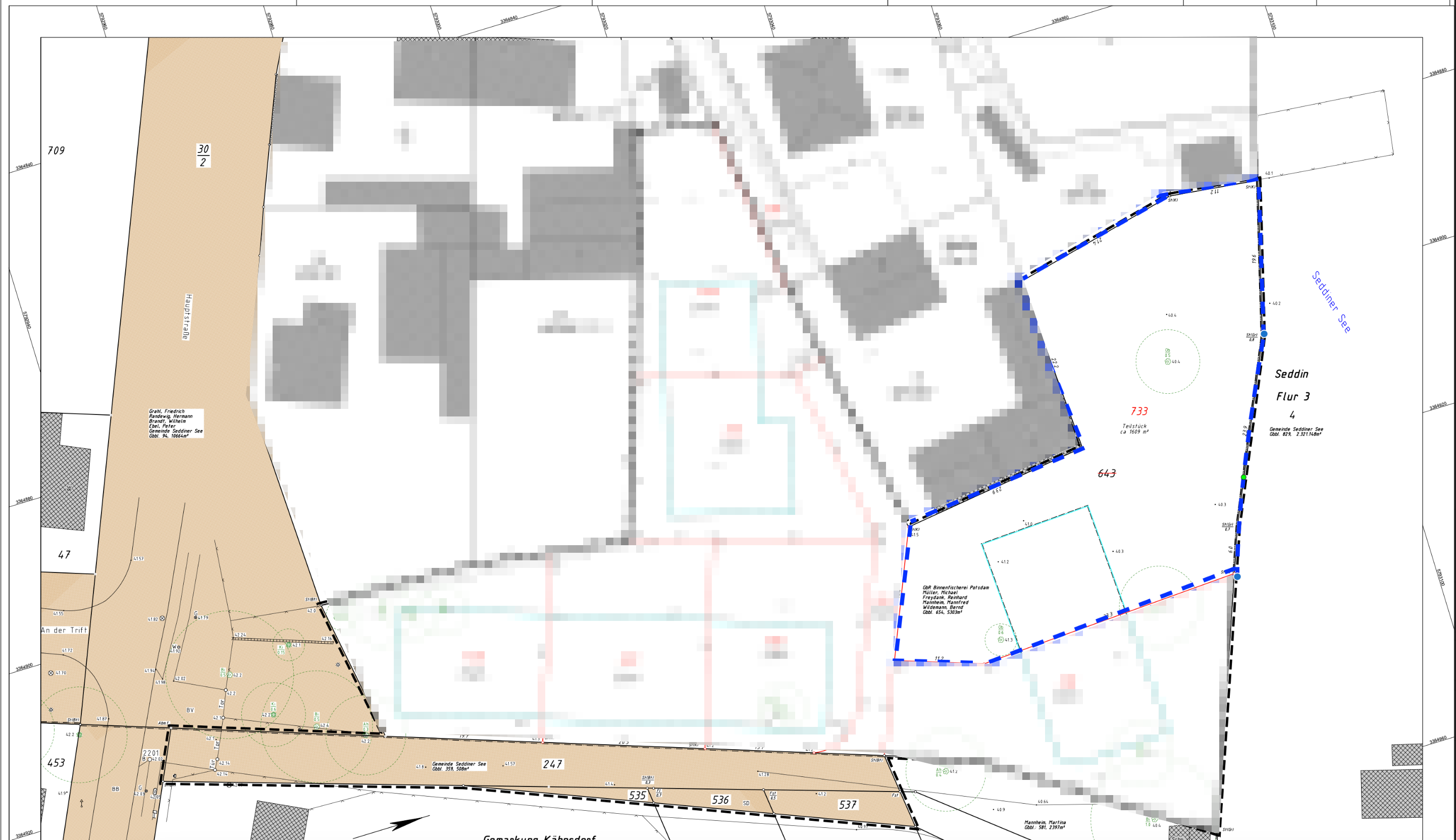 Grundstück zum Kauf 590.000 € 1.821 m²<br/>Grundstück Seddin Seddiner See 14554